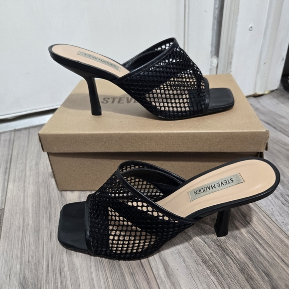 Steve Madden Women's View Mesh Slide Sandals Sz 9.5 In Box - Picture 12 of 12